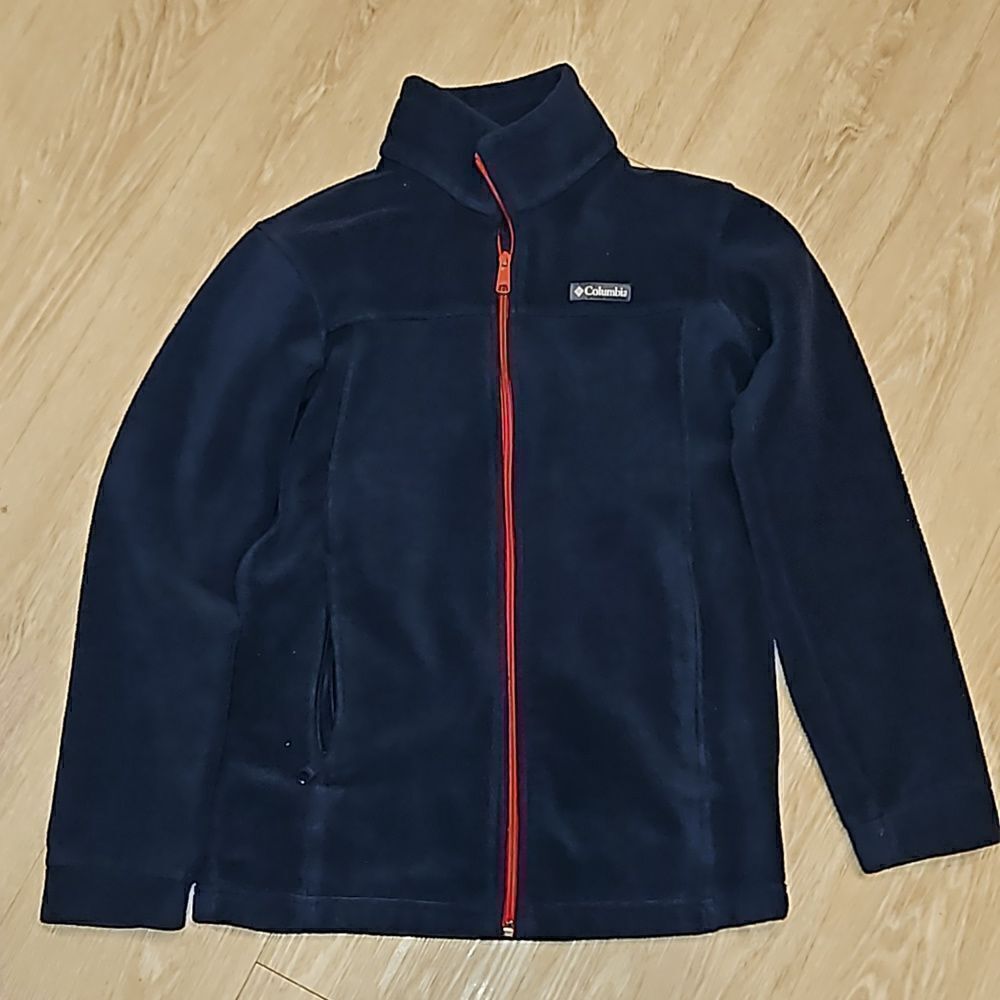 Columbia fleece zip up jacket boy’s kids youth size Large